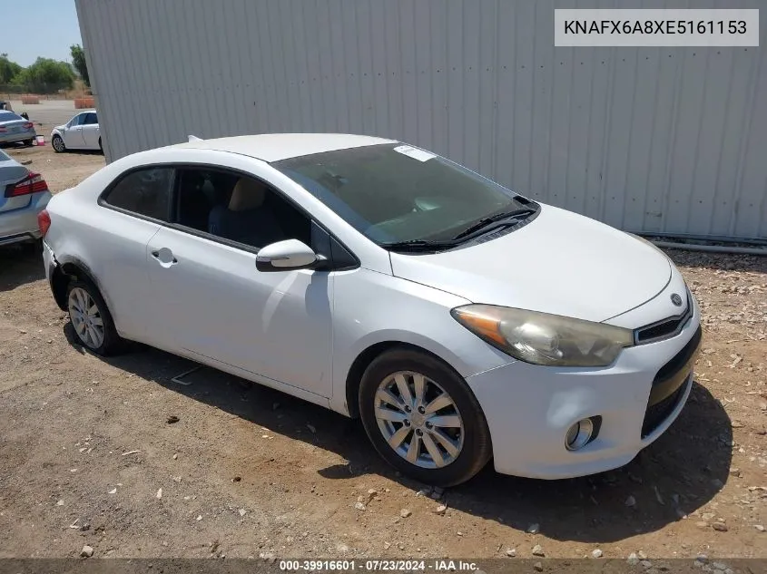 2014 Kia Forte Koup Ex VIN: KNAFX6A8XE5161153 Lot: 39916601