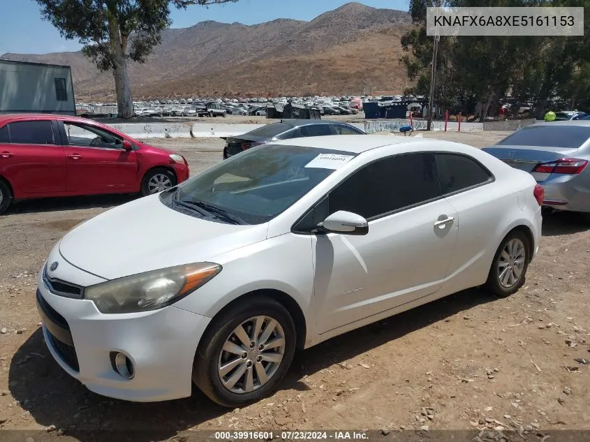 2014 Kia Forte Koup Ex VIN: KNAFX6A8XE5161153 Lot: 39916601