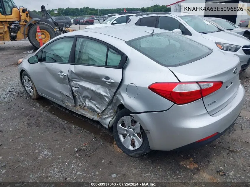 KNAFK4A63E5096826 2014 Kia Forte Lx