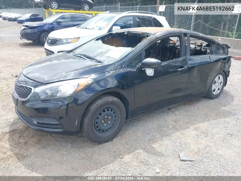 KNAFK4A68E5192662 2014 Kia Forte Lx