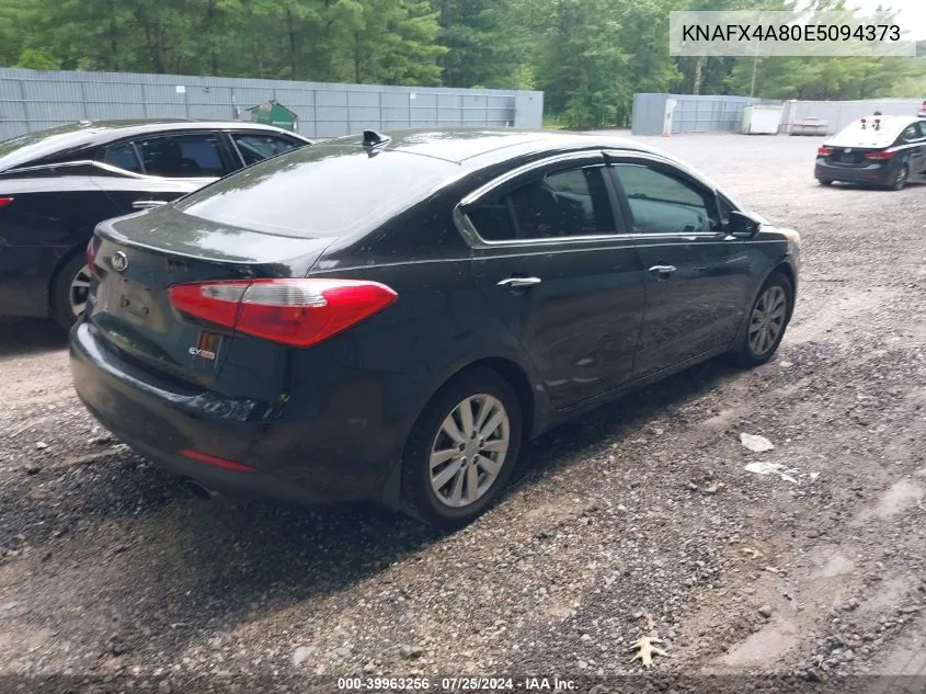 KNAFX4A80E5094373 2014 Kia Forte Ex