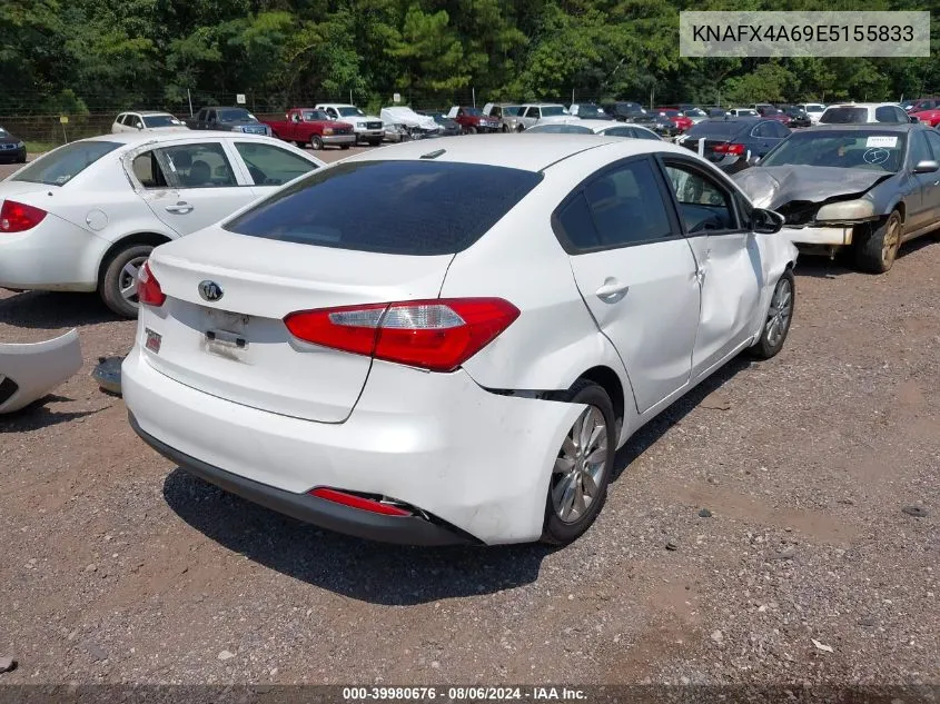 KNAFX4A69E5155833 2014 Kia Forte Lx