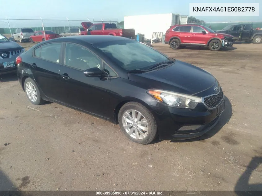 KNAFX4A61E5082778 2014 Kia Forte Lx