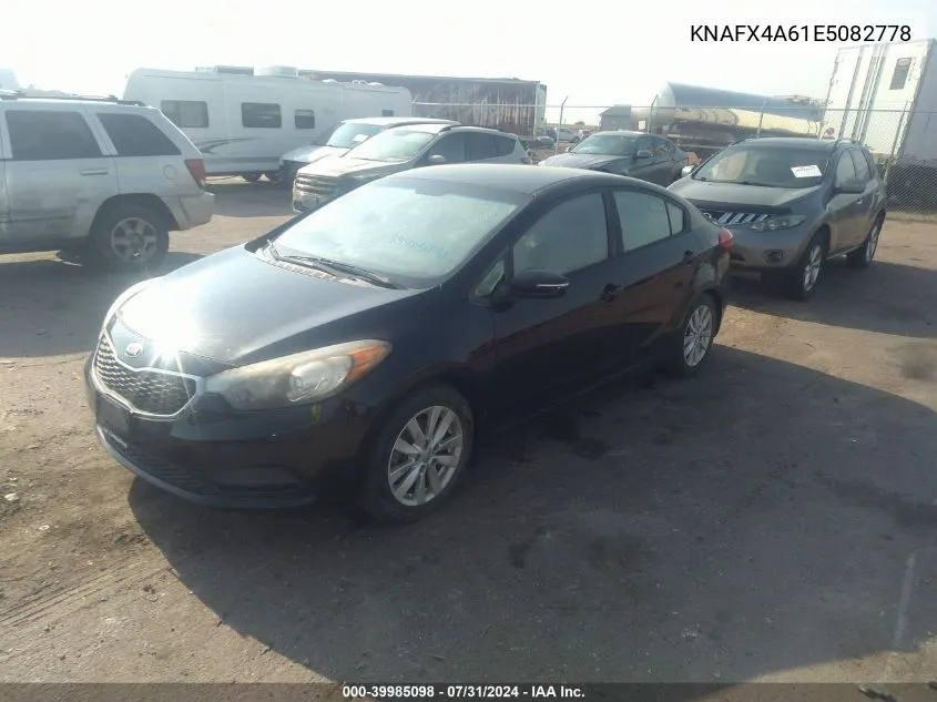 KNAFX4A61E5082778 2014 Kia Forte Lx