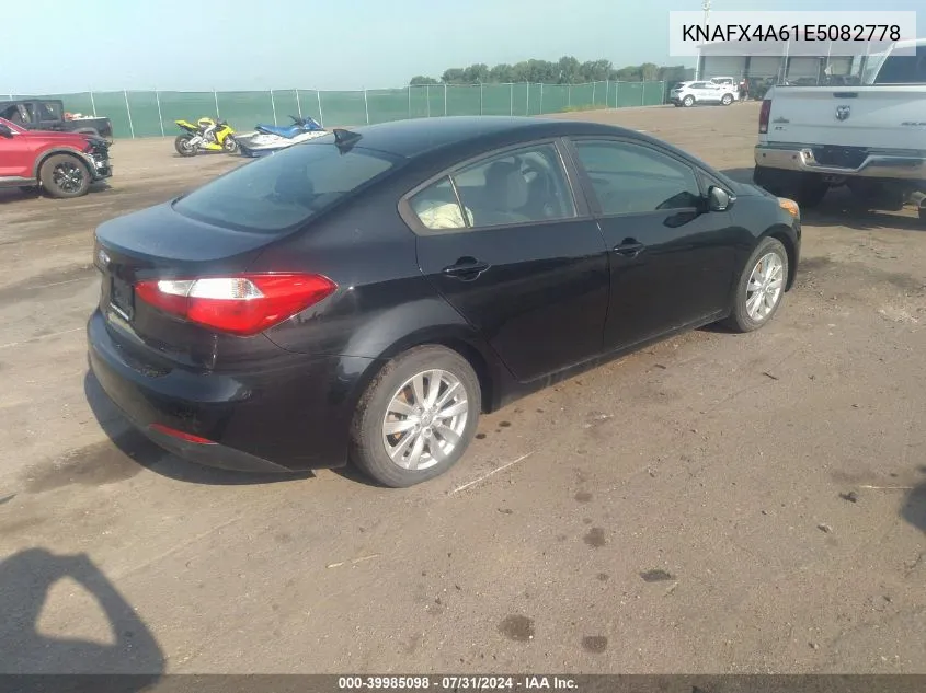 KNAFX4A61E5082778 2014 Kia Forte Lx