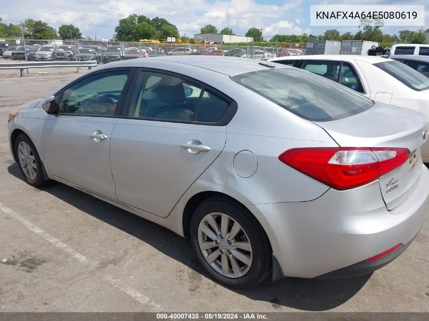 KNAFX4A64E5080619 2014 Kia Forte Lx