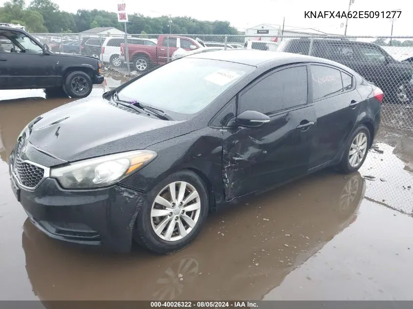 2014 Kia Forte Lx VIN: KNAFX4A62E5091277 Lot: 40026322