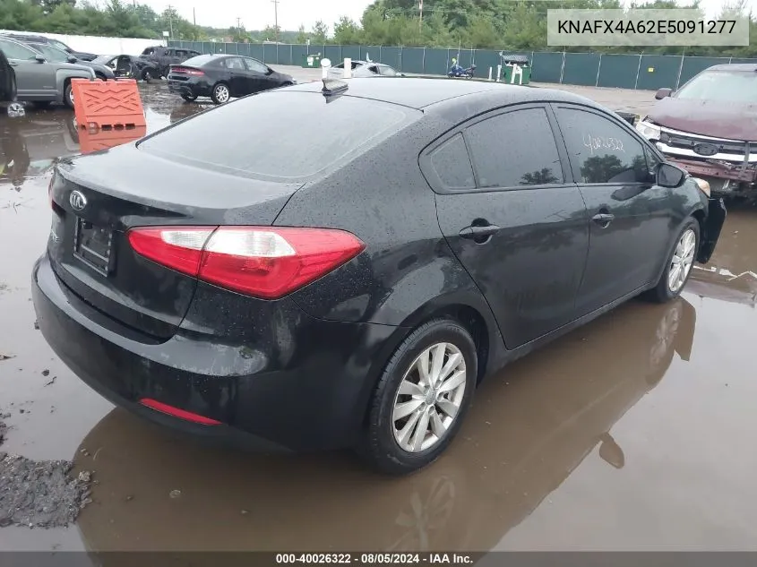 2014 Kia Forte Lx VIN: KNAFX4A62E5091277 Lot: 40026322