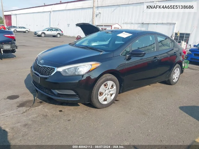 KNAFK4A65E5138686 2014 Kia Forte Lx