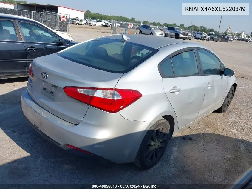 KNAFX4A6XE5220849 2014 Kia Forte Lx