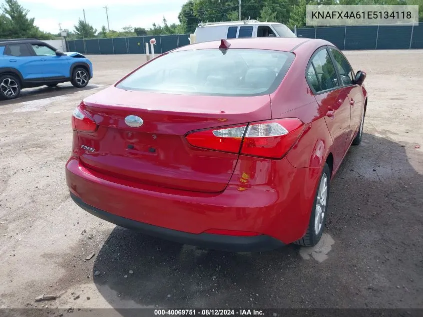 KNAFX4A61E5134118 2014 Kia Forte Lx