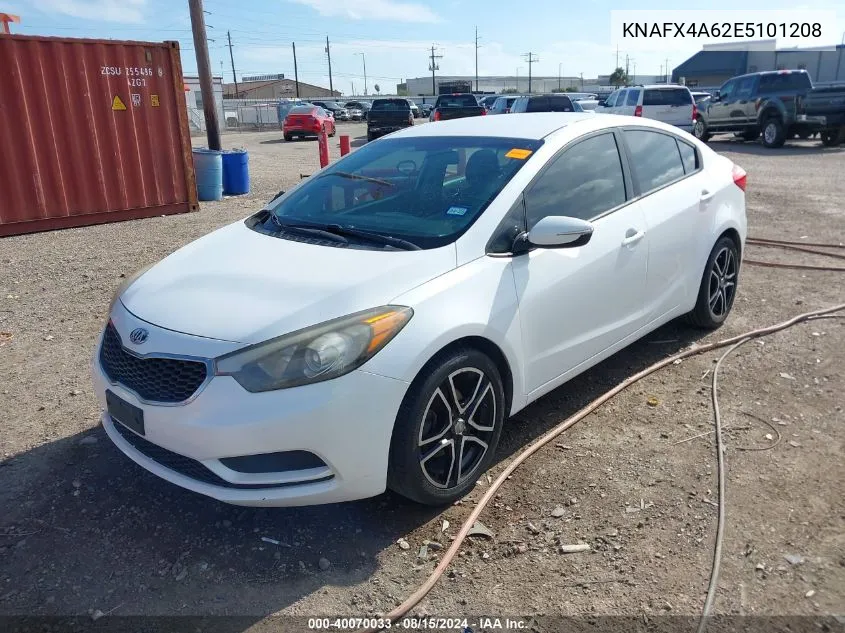 KNAFX4A62E5101208 2014 Kia Forte Lx