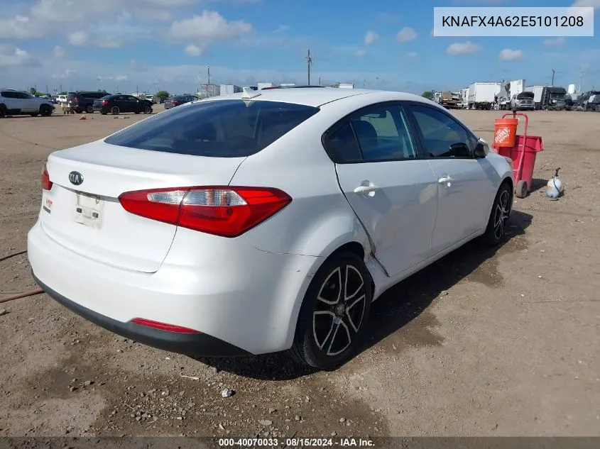 KNAFX4A62E5101208 2014 Kia Forte Lx