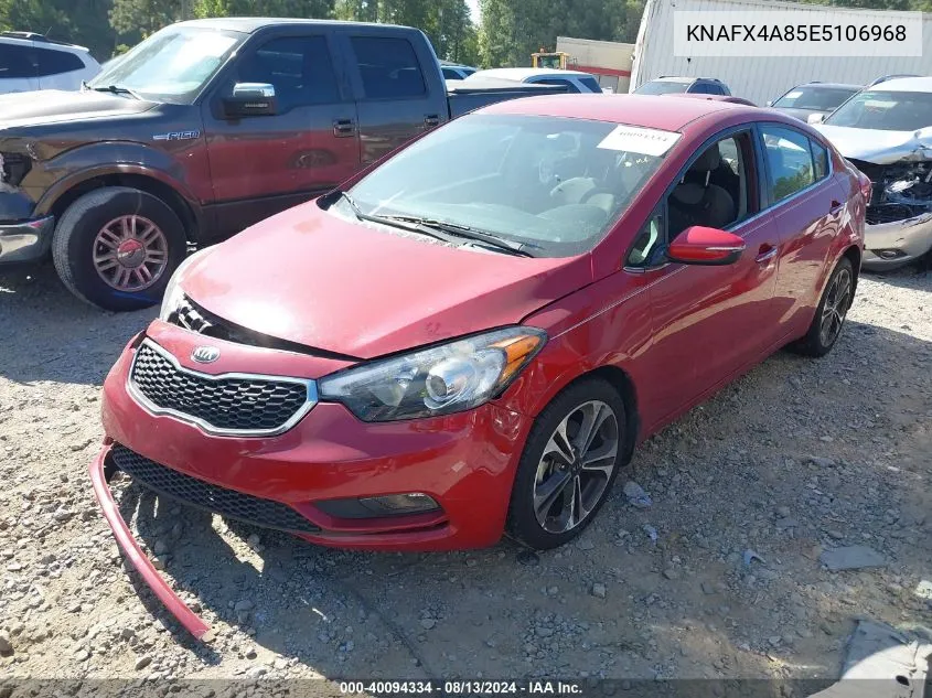 2014 Kia Forte Ex VIN: KNAFX4A85E5106968 Lot: 40094334