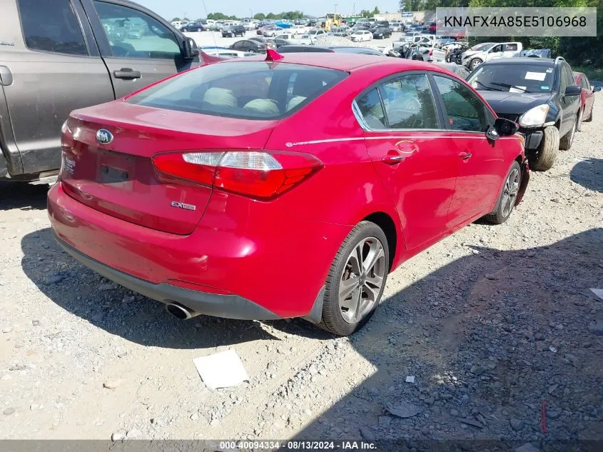 KNAFX4A85E5106968 2014 Kia Forte Ex