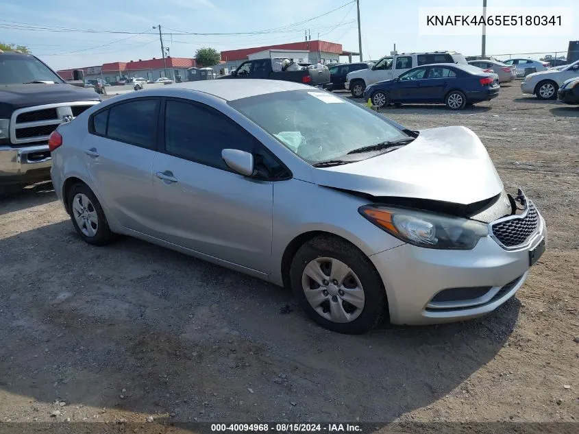 2014 Kia Forte Lx VIN: KNAFK4A65E5180341 Lot: 40094968