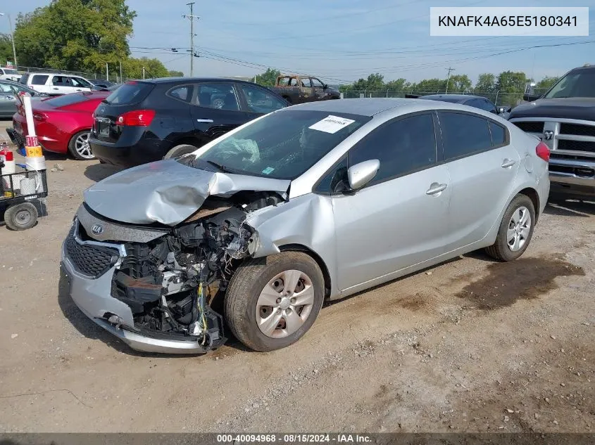 KNAFK4A65E5180341 2014 Kia Forte Lx