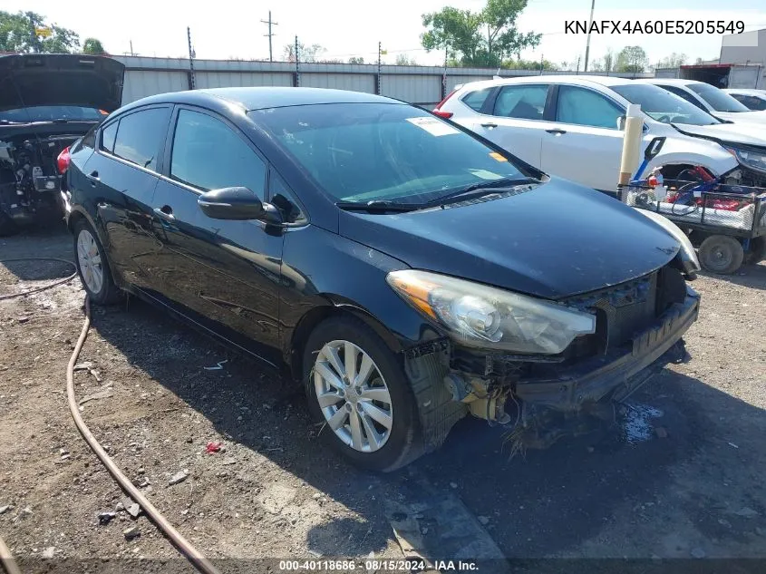 2014 Kia Forte Lx VIN: KNAFX4A60E5205549 Lot: 40118686