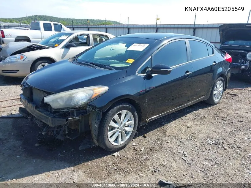 KNAFX4A60E5205549 2014 Kia Forte Lx