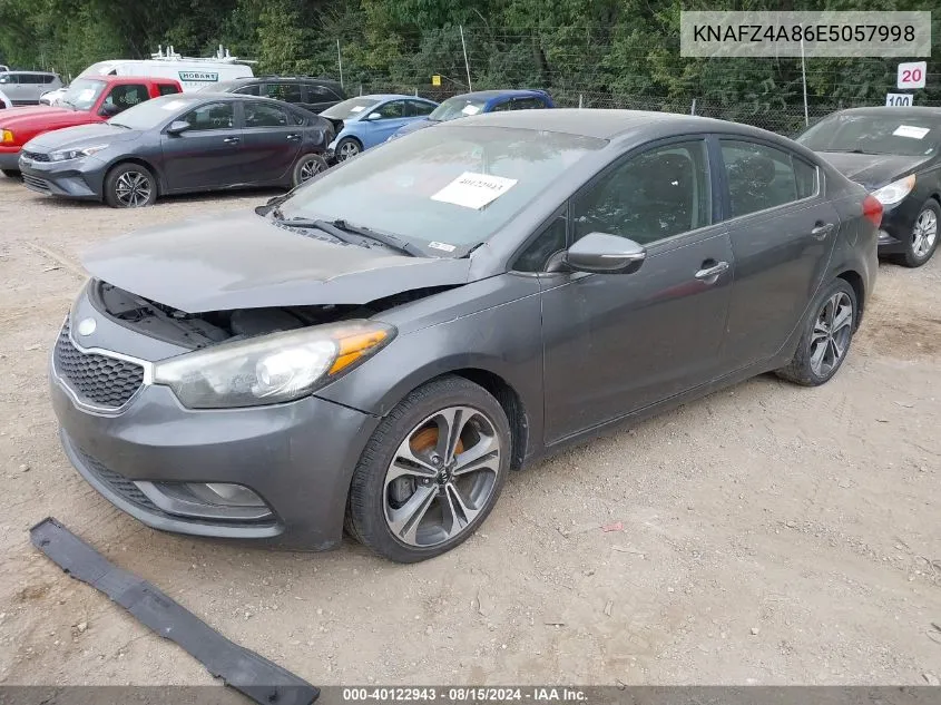 KNAFZ4A86E5057998 2014 Kia Forte Ex