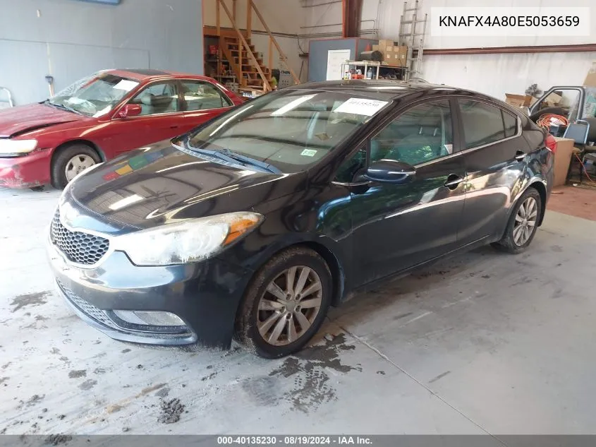 2014 Kia Forte Ex VIN: KNAFX4A80E5053659 Lot: 40135230