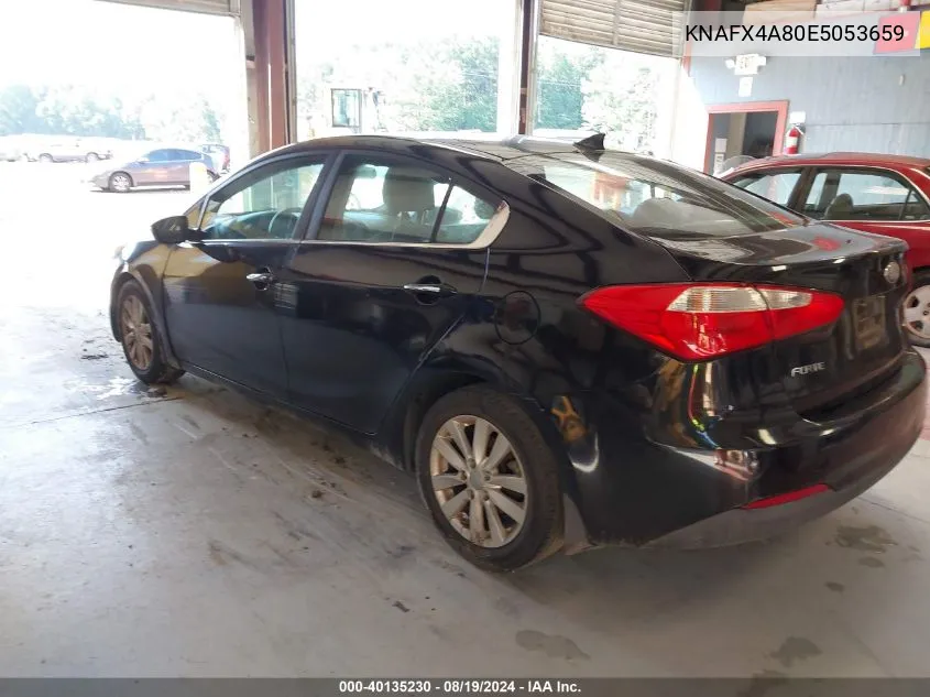 2014 Kia Forte Ex VIN: KNAFX4A80E5053659 Lot: 40135230