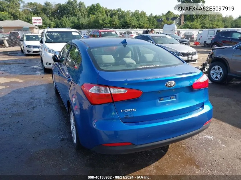 KNAFX4A62E5097919 2014 Kia Forte Lx