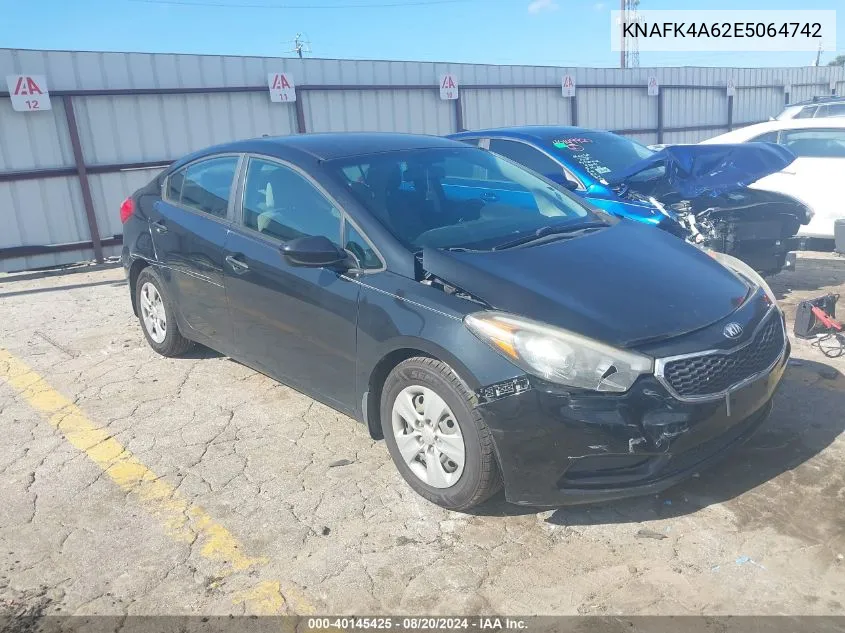 KNAFK4A62E5064742 2014 Kia Forte Lx