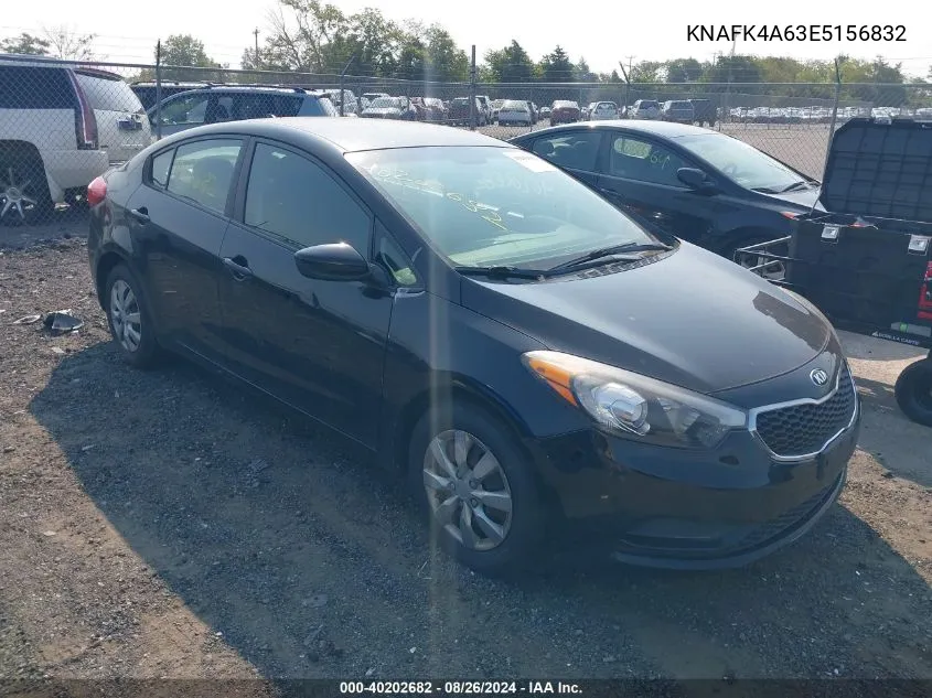 KNAFK4A63E5156832 2014 Kia Forte Lx