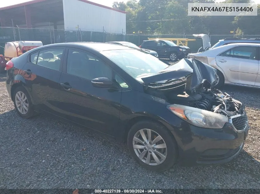 KNAFX4A67E5154406 2014 Kia Forte Lx