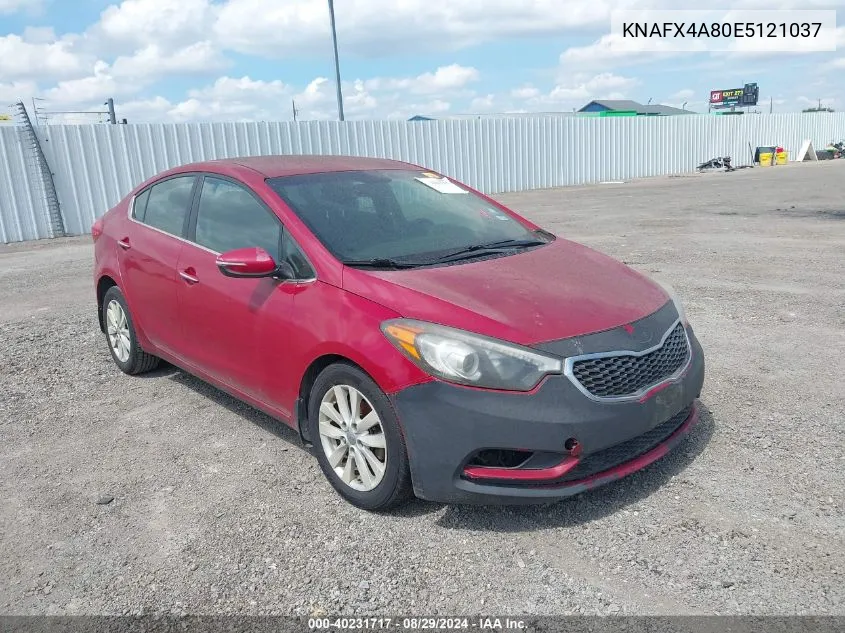 2014 Kia Forte Ex VIN: KNAFX4A80E5121037 Lot: 40231717