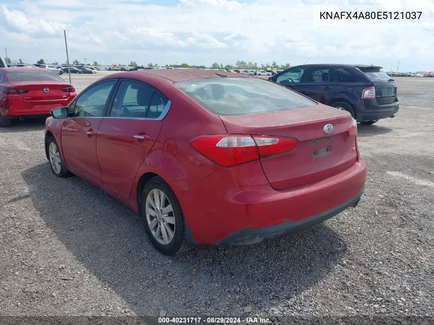 KNAFX4A80E5121037 2014 Kia Forte Ex