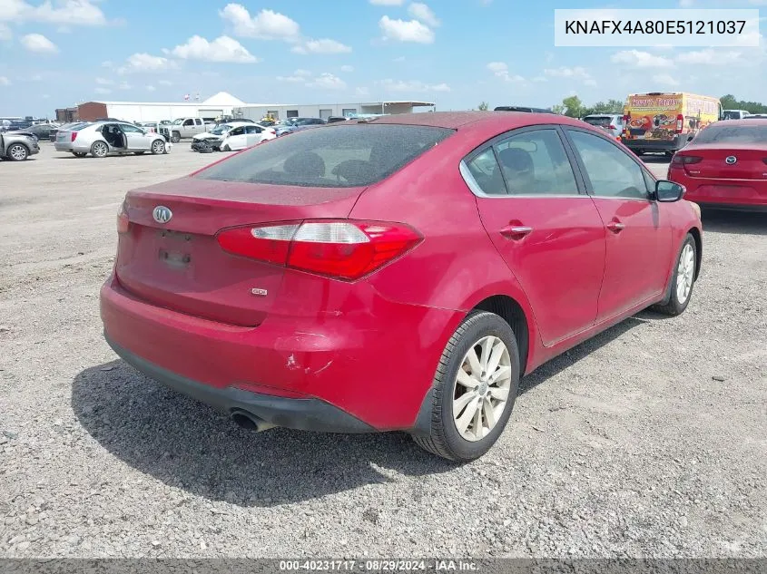 KNAFX4A80E5121037 2014 Kia Forte Ex