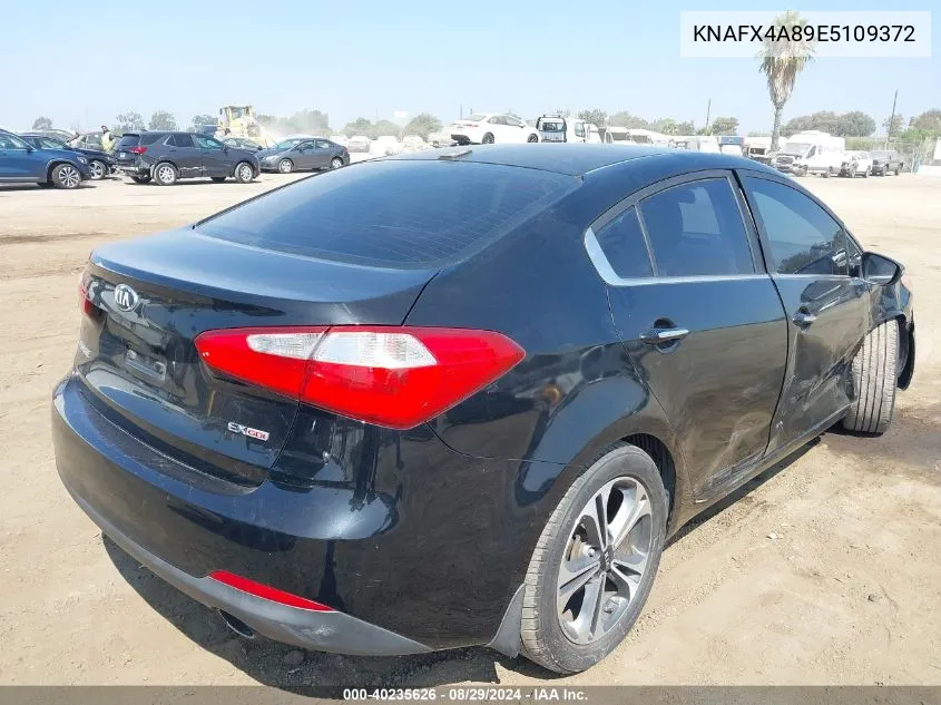 2014 Kia Forte Ex VIN: KNAFX4A89E5109372 Lot: 40235626