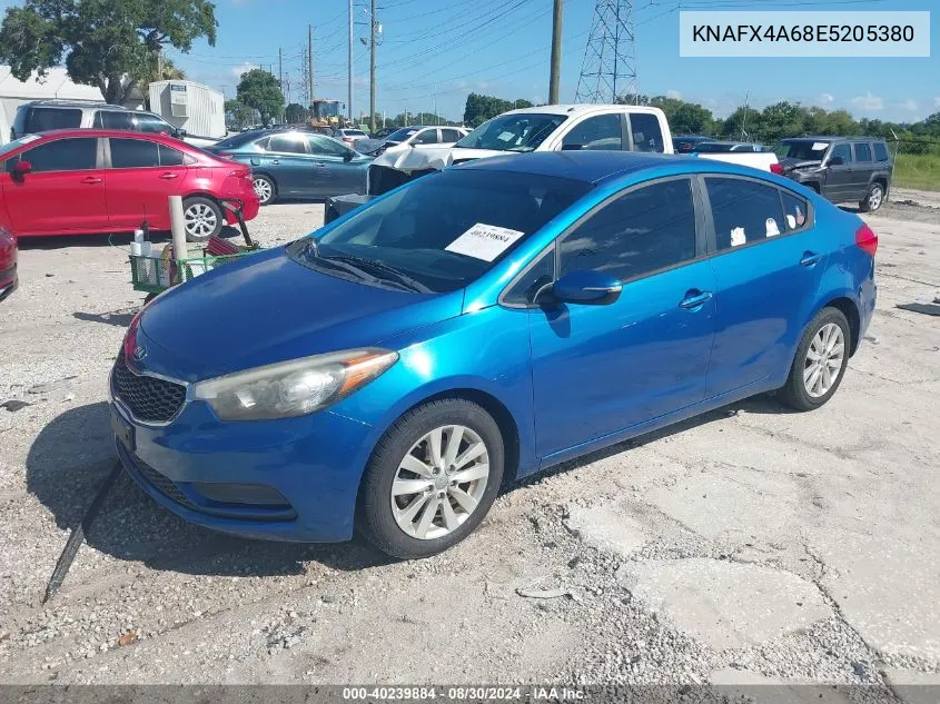 KNAFX4A68E5205380 2014 Kia Forte Lx