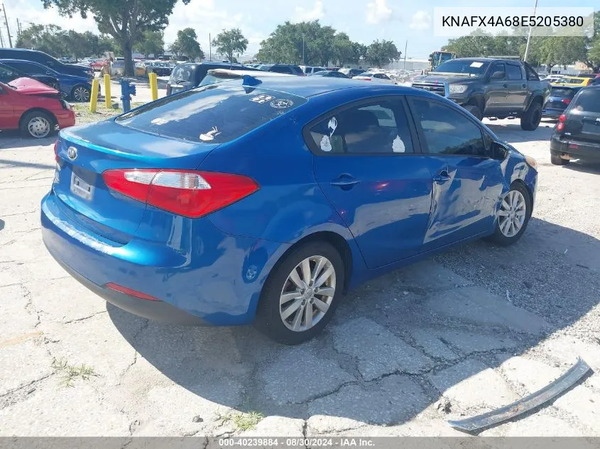 2014 Kia Forte Lx VIN: KNAFX4A68E5205380 Lot: 40239884