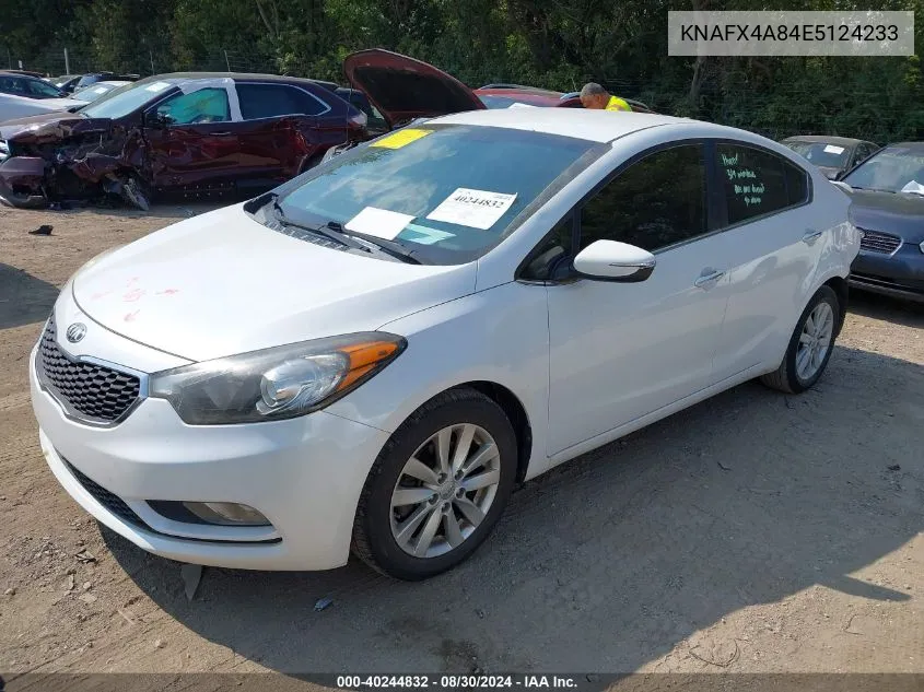 KNAFX4A84E5124233 2014 Kia Forte Ex