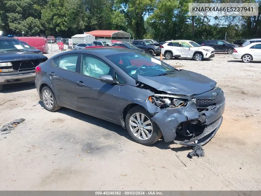 KNAFX4A66E5237941 2014 Kia Forte Lx