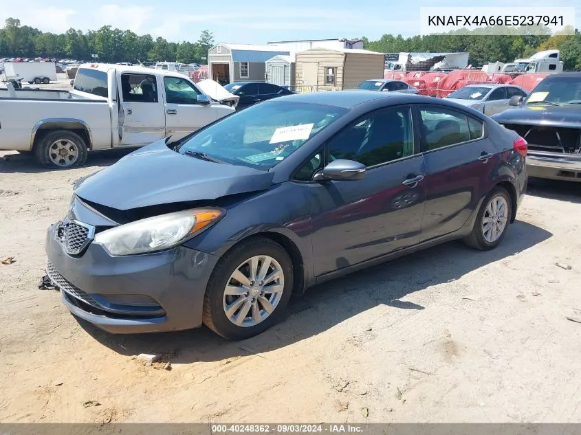 2014 Kia Forte Lx VIN: KNAFX4A66E5237941 Lot: 40248362