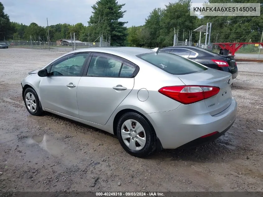 2014 Kia Forte Lx VIN: KNAFK4A6XE5145004 Lot: 40249318