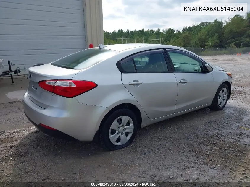 2014 Kia Forte Lx VIN: KNAFK4A6XE5145004 Lot: 40249318