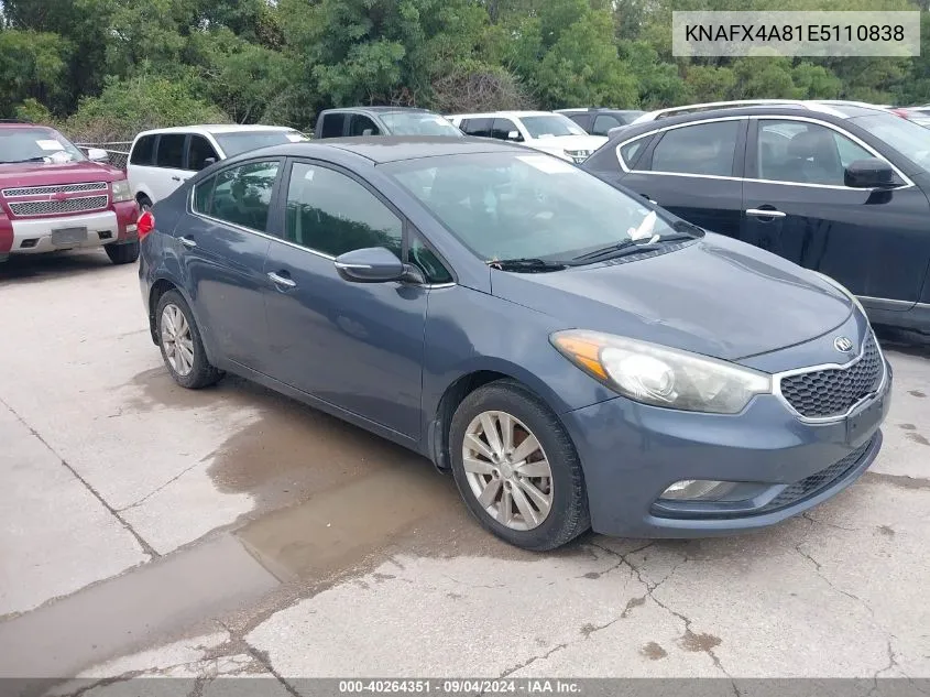 KNAFX4A81E5110838 2014 Kia Forte Ex