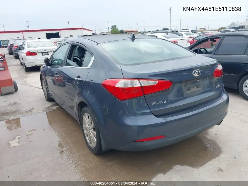 KNAFX4A81E5110838 2014 Kia Forte Ex