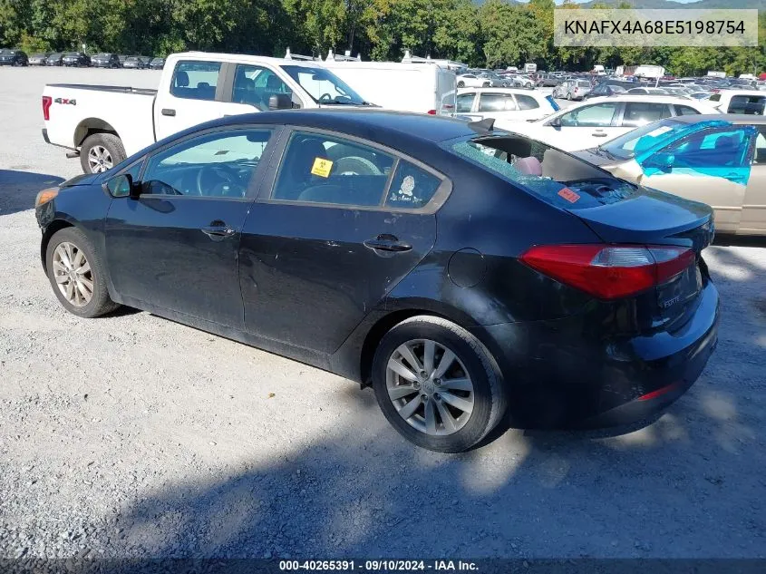 2014 Kia Forte Lx VIN: KNAFX4A68E5198754 Lot: 40265391