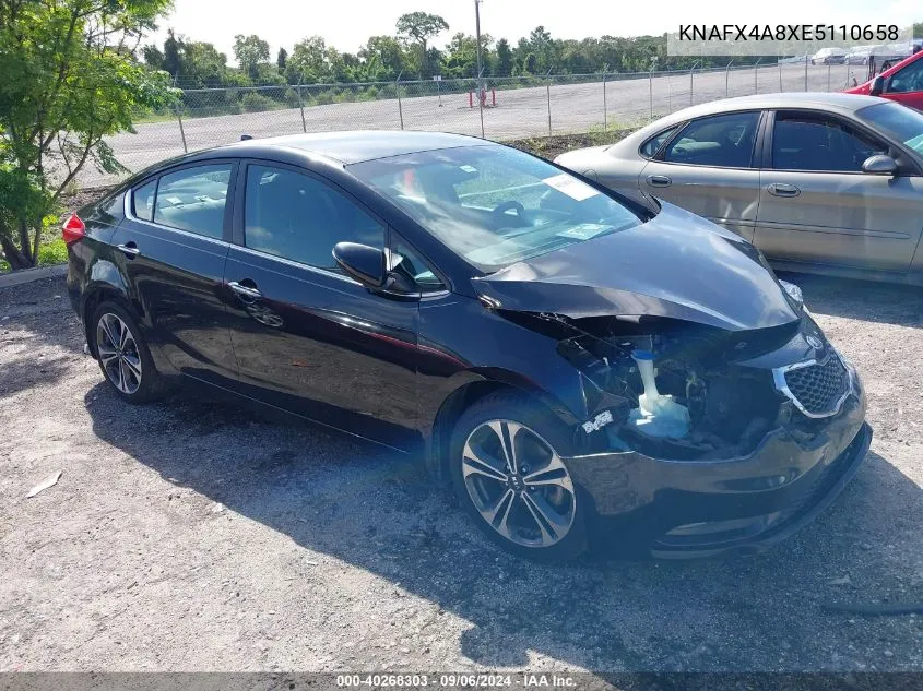 KNAFX4A8XE5110658 2014 Kia Forte Ex