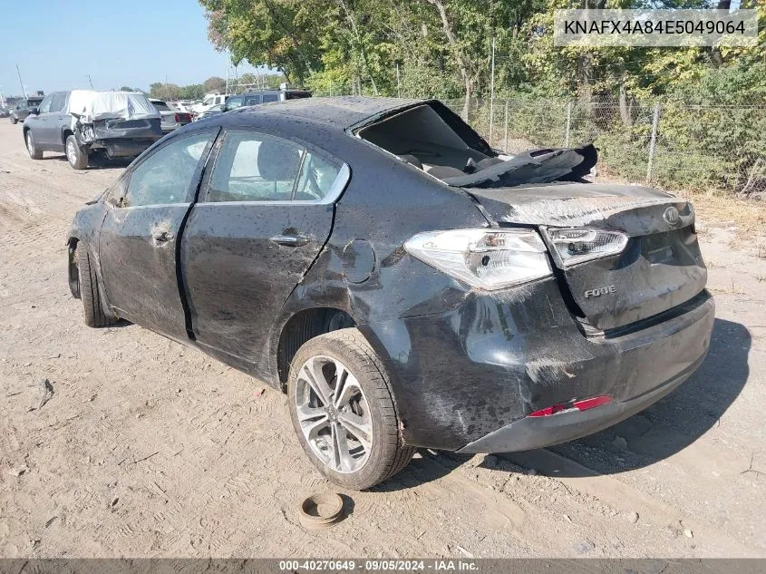 2014 Kia Forte Ex VIN: KNAFX4A84E5049064 Lot: 40270649