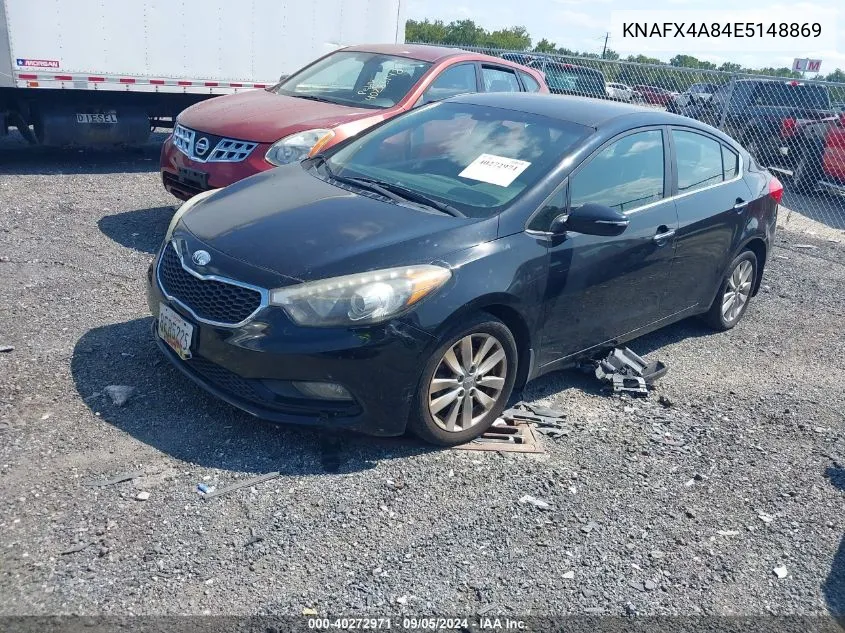 KNAFX4A84E5148869 2014 Kia Forte Ex