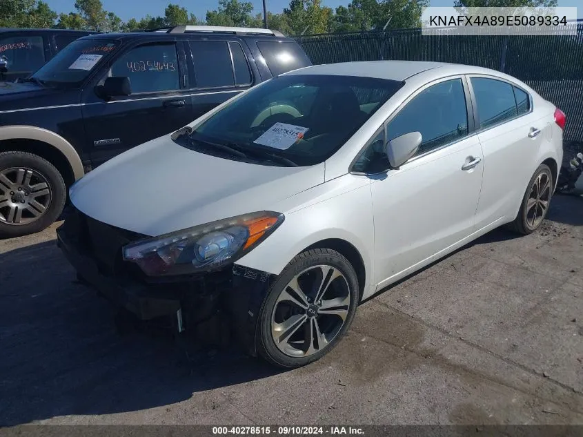 2014 Kia Forte Ex VIN: KNAFX4A89E5089334 Lot: 40278515