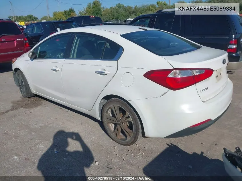 KNAFX4A89E5089334 2014 Kia Forte Ex