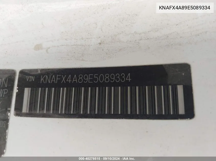 KNAFX4A89E5089334 2014 Kia Forte Ex